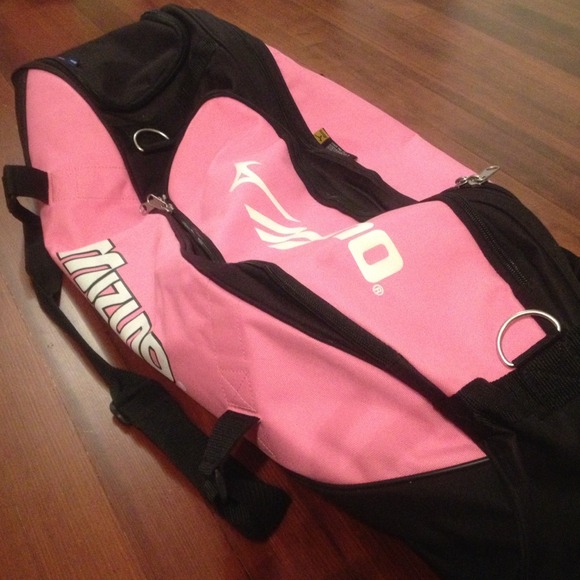 Pink softball bag