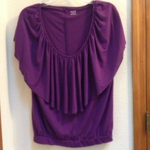 Very flattering purple top