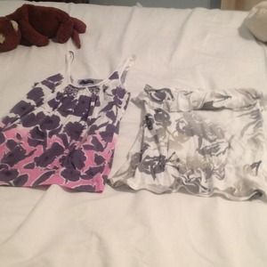 Floral American Eagle tank top and tube top!