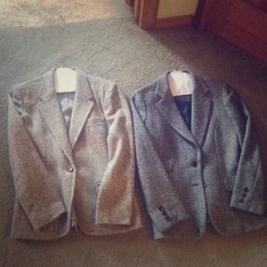 Two blazer-like wool button ups. Vintage, but cute