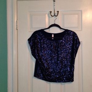 Sequence Navy Top