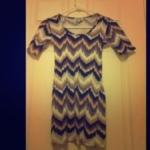 SOLD**Chevron print dress
