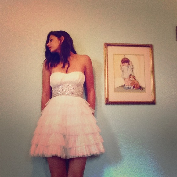 Beautiful White Formal Dress.