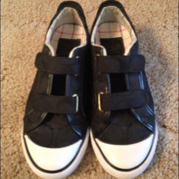 Authentic Coach signature shoes