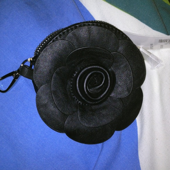 Black ride coin purse