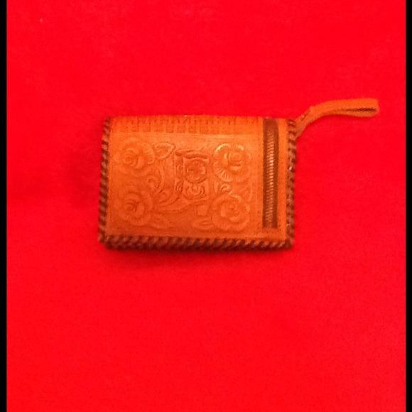 Vintage tooled leather coin bundle jessemen - Picture 2 of 2