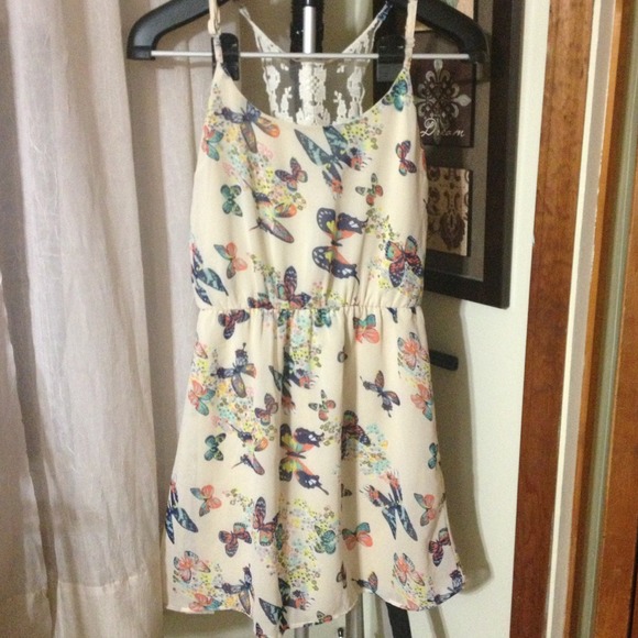 Butterfly Print Dress