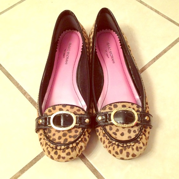 Isaac Mizrahi leopard flats