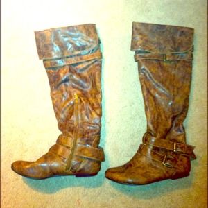 SOLD - Brown knee high boots
