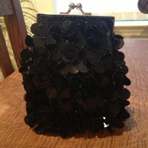 Sequined date night bag/purchased at Dillard's