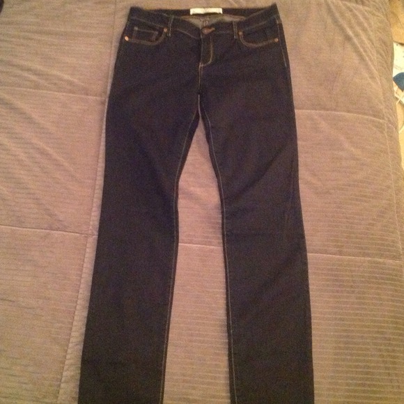 Dark Wash A&F Erin Skinny Jeans - Picture 2 of 4