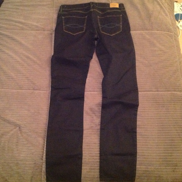 Dark Wash A&F Erin Skinny Jeans - Picture 3 of 4
