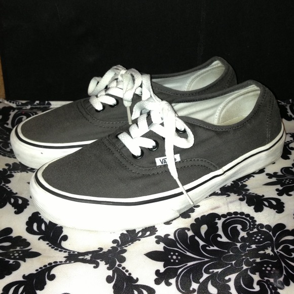 Gray Vans shoes
