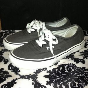 Gray Vans shoes