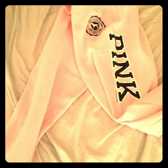 ON HOLD---VS PINK light pink sweatpant capris