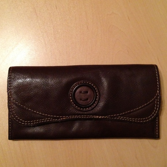 Fossil leather wallet