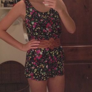 Forever 21 Floral Romper