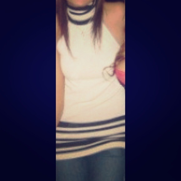 Black and white top