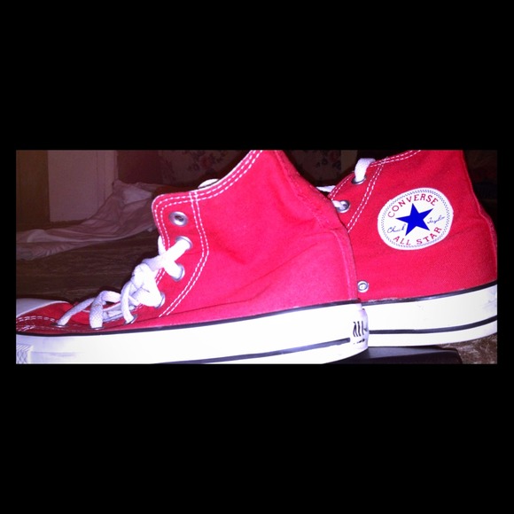 Converse Shoes - Red women's or men's converse