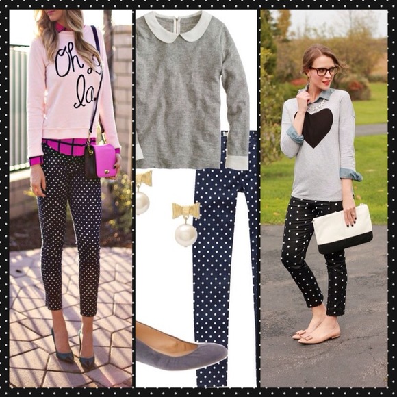 Pants - ❤️Polka Dot Skinnies