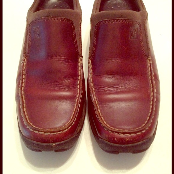 Cole Haan Brown Leather Slide-On NikeAir Soles