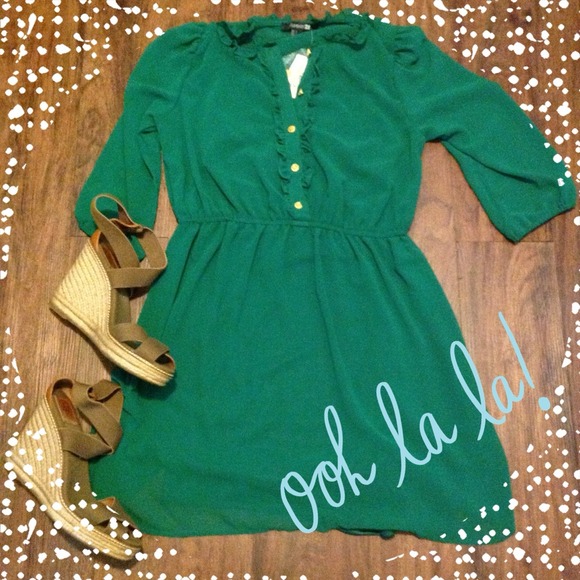 Forever 21 Emerald Dress