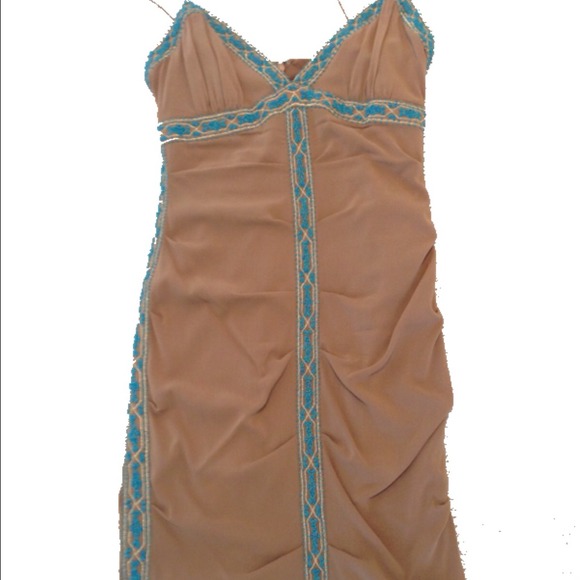 Beaded Nicole Miller Collection Dress