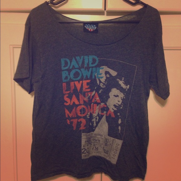 Grey David Bowie Shirt