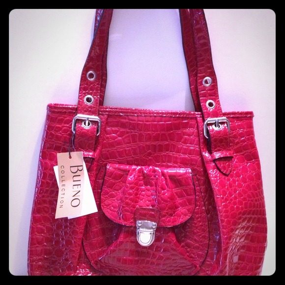 Bueno Red Handbag