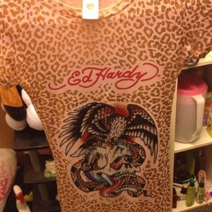 Ed Hardy bling tshirt