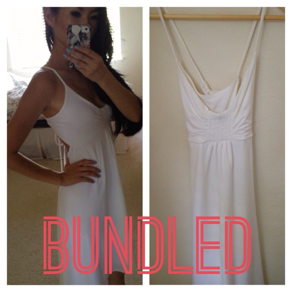 SOLD White handkerchief dress