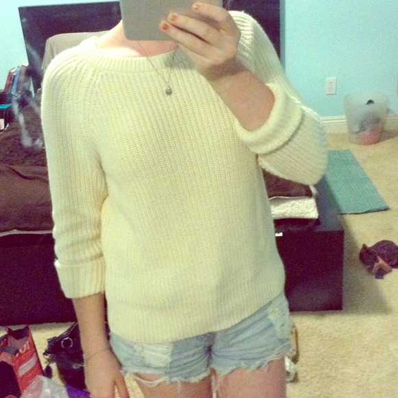 Cream Knit Sweater