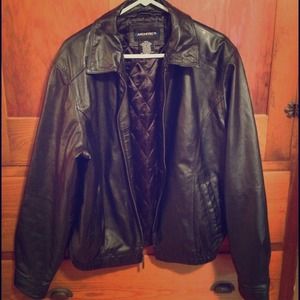 Mens Architect Leather Jacket. (MEDIUM)