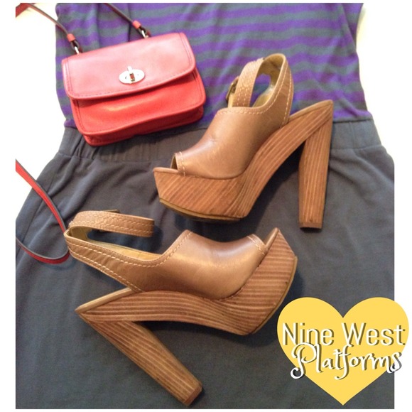 Nine West Wooden Platforms