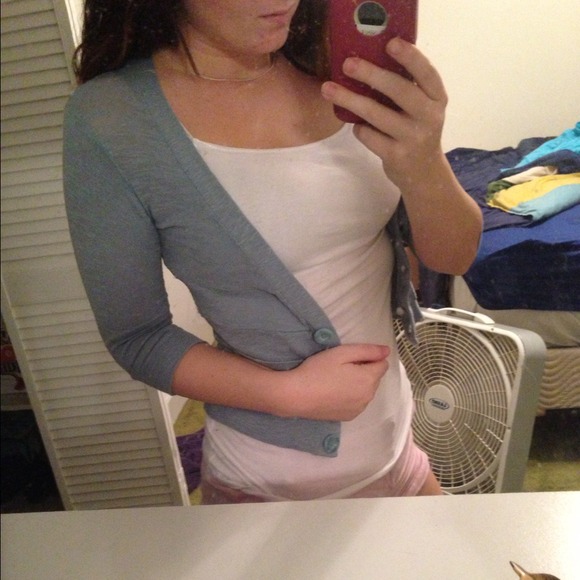 🚫SOLD 🚫Blue lace cardigan
