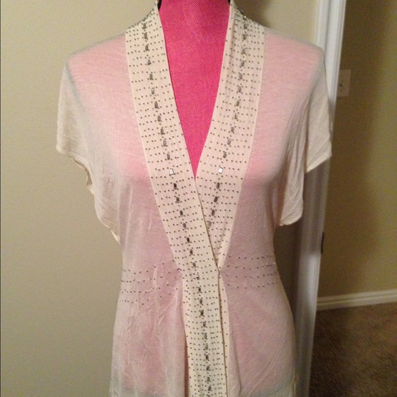 💥Reduced!💥Beautiful Theory beaded top. - Picture 3 of 4