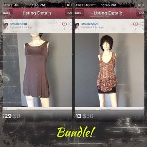 Bundle: dress and shirt