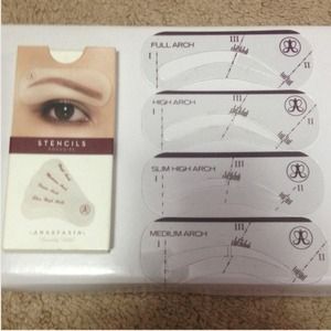 Eyebrow stencils.