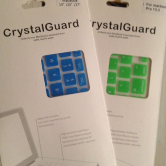 SOLD! MacBook Crystal guard keyboard cover blue