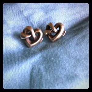 James Avery love knot earrings
