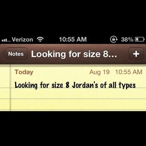 Size 8 Jordan shoes