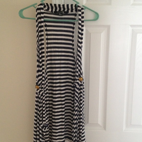 Nautical razor back top