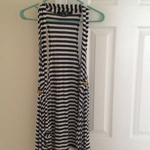 Nautical razor back top