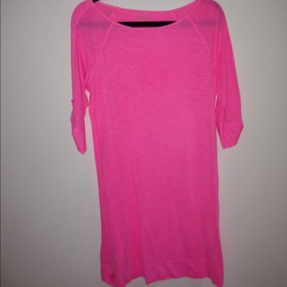 ❌SOLD❌Lilly Pulitzer Dress Camie Neon Pink sz Sm