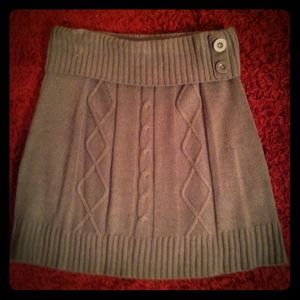 Grey Sweater Skirt