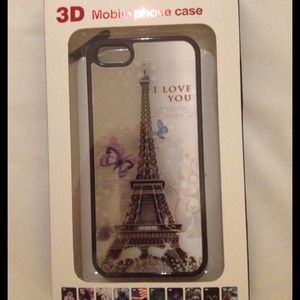 Sold!! 3D Paris Eiffel Tower iPhone 5 case