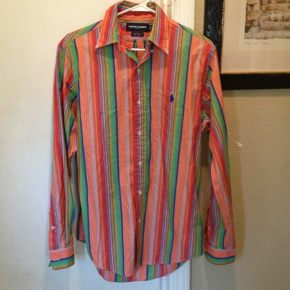 Ralph Lauren Golf long sleeve polo for men. Small