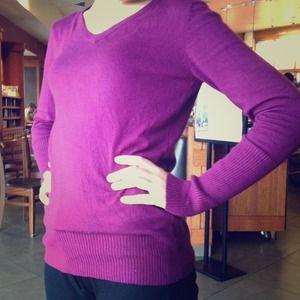 A nice purple sweater