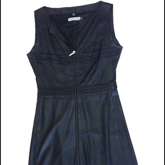 Emporio Armani Leather Dress