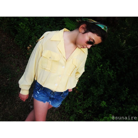 [BUNDLE] 💟 Reserved 💟 Yellow Blouse & Pullover